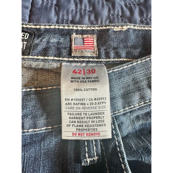 Ariat FR M4 relaxed boot 42/30 100% cotton men’s work CAT 2 - Picture 4 of 6